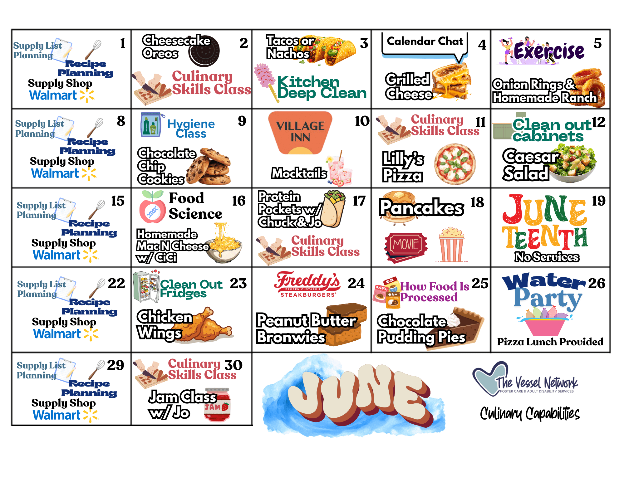Events Calendar - February