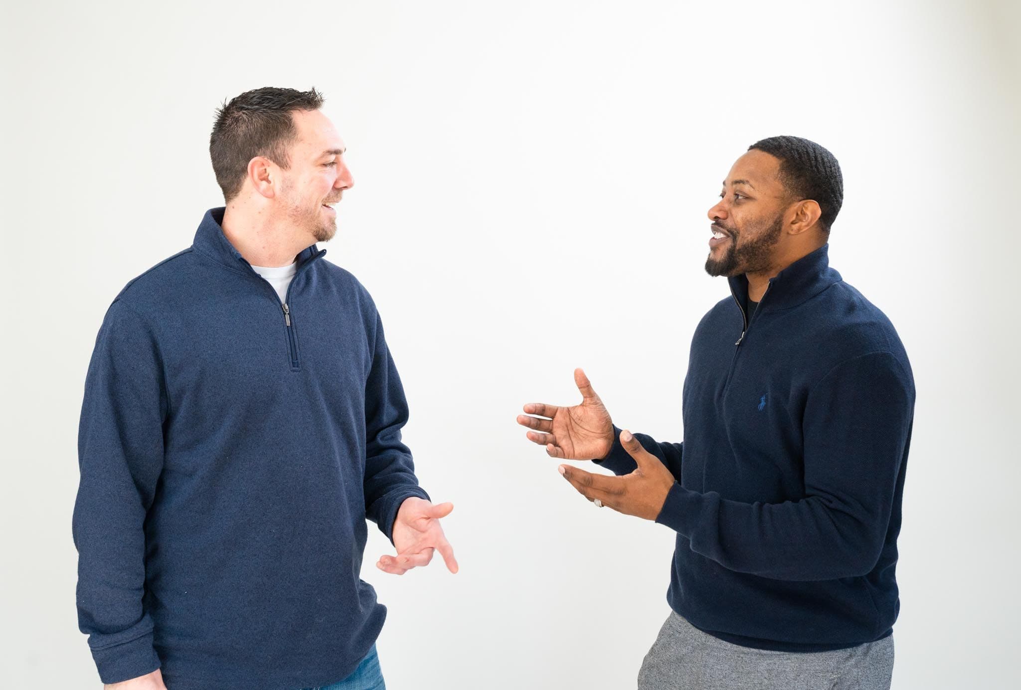 Doctor examining patient with disability