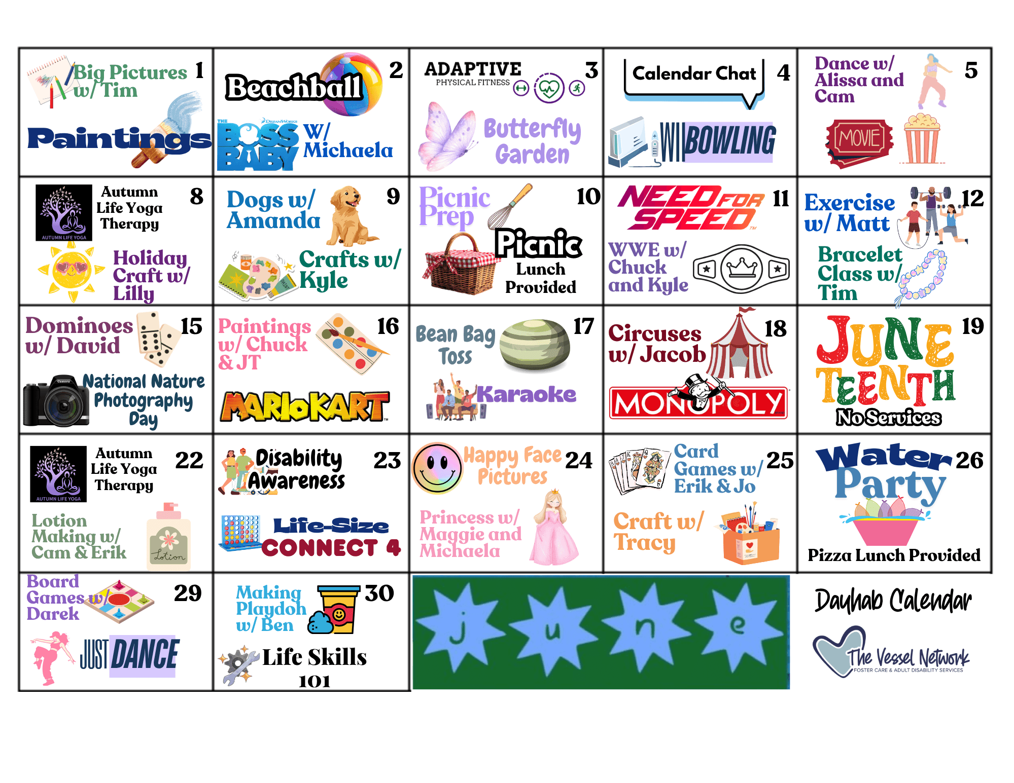 Events Calendary - February