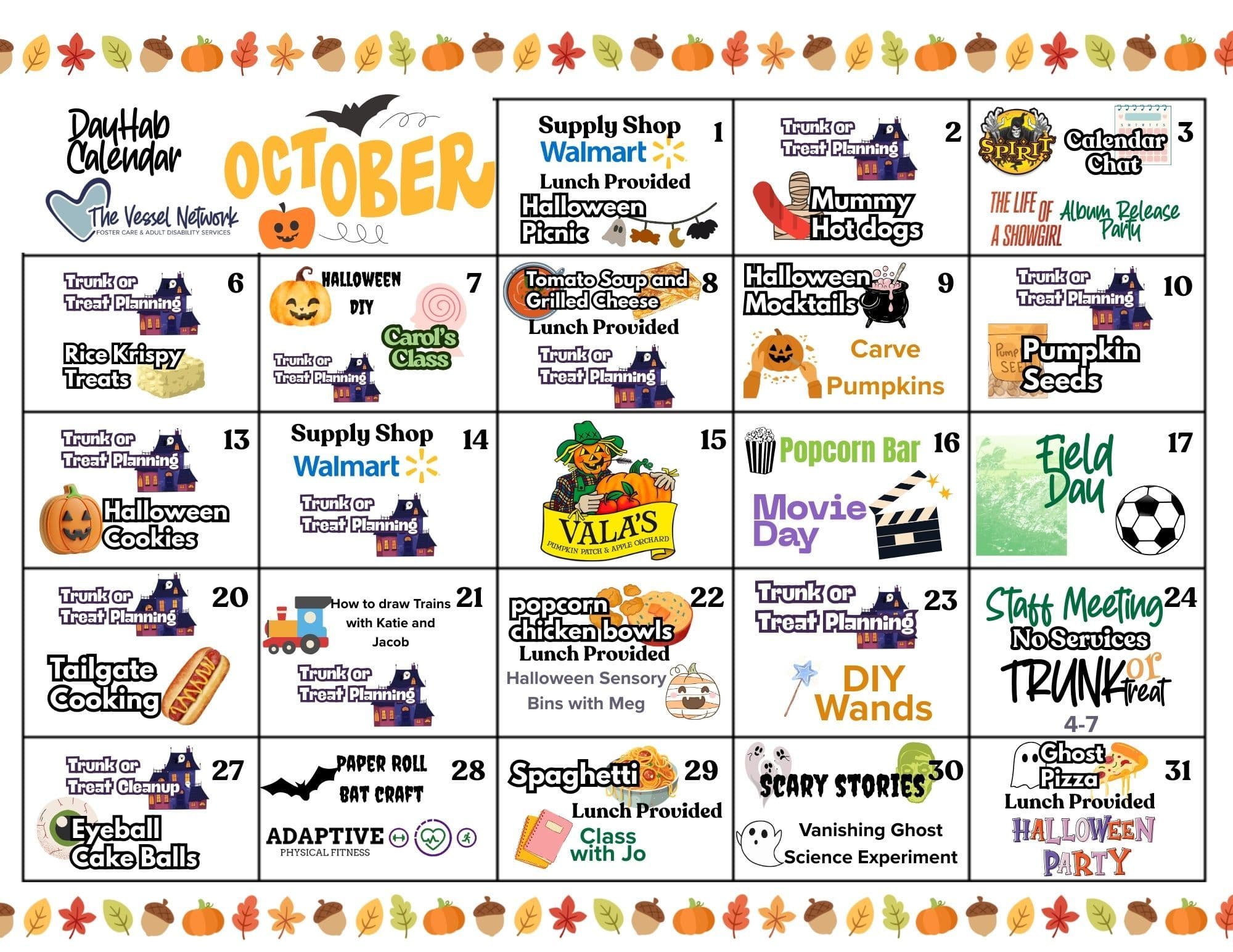 Events Calendary - September