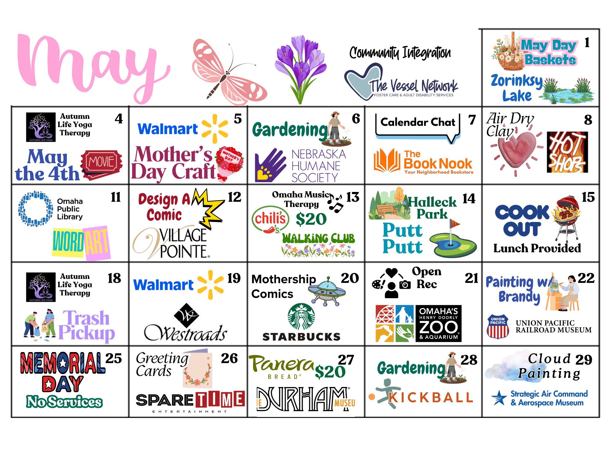 Events Calendary - February