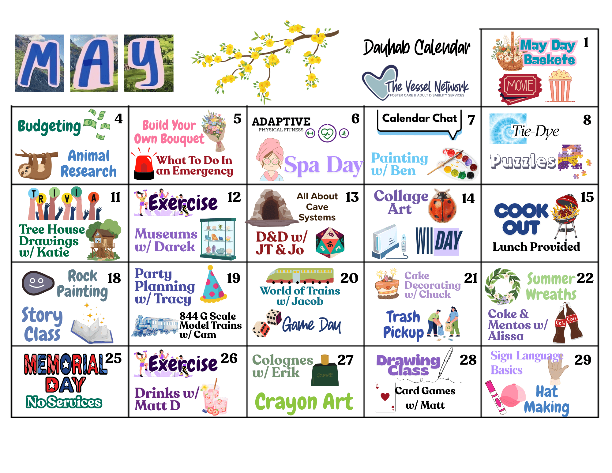 Events Calendary - February